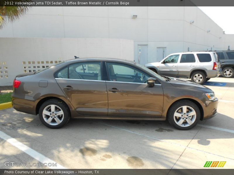 Toffee Brown Metallic / Cornsilk Beige 2012 Volkswagen Jetta TDI Sedan