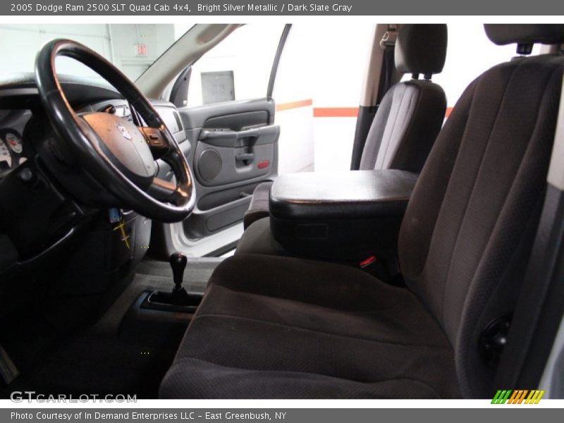 Bright Silver Metallic / Dark Slate Gray 2005 Dodge Ram 2500 SLT Quad Cab 4x4