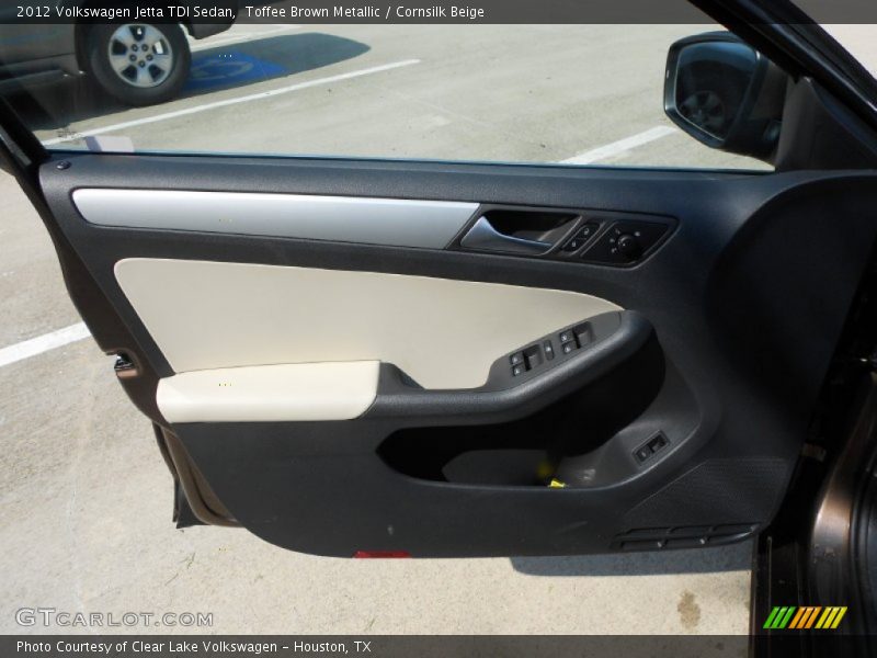 Toffee Brown Metallic / Cornsilk Beige 2012 Volkswagen Jetta TDI Sedan