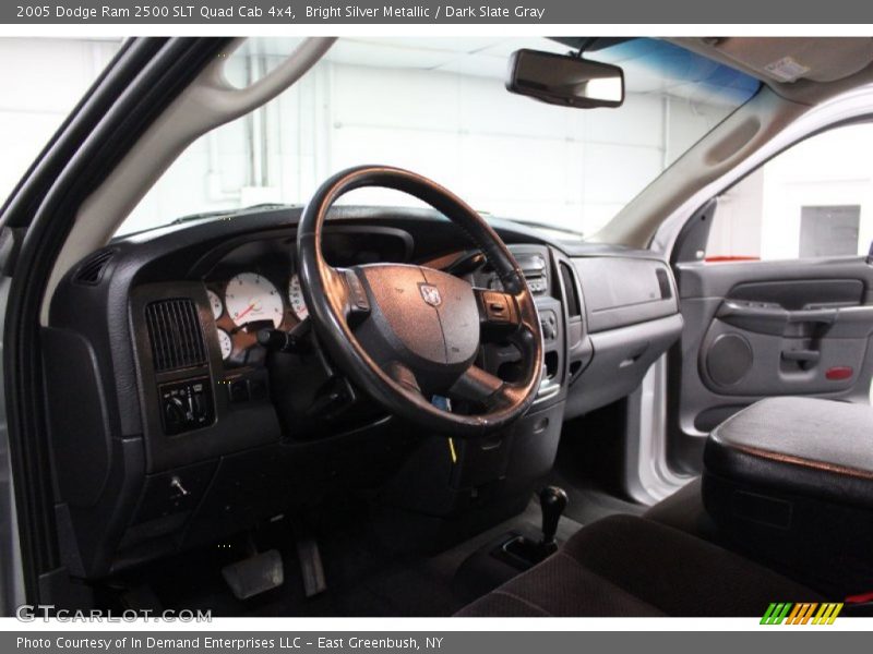 Bright Silver Metallic / Dark Slate Gray 2005 Dodge Ram 2500 SLT Quad Cab 4x4
