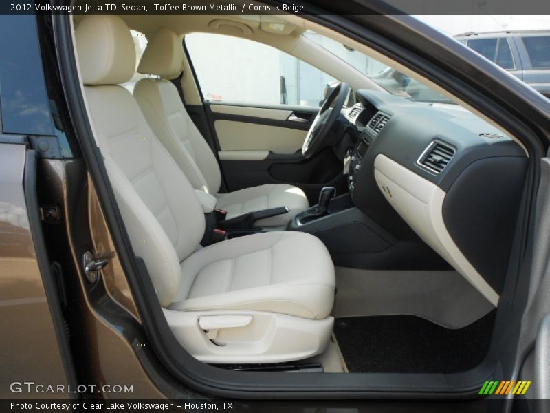 Toffee Brown Metallic / Cornsilk Beige 2012 Volkswagen Jetta TDI Sedan