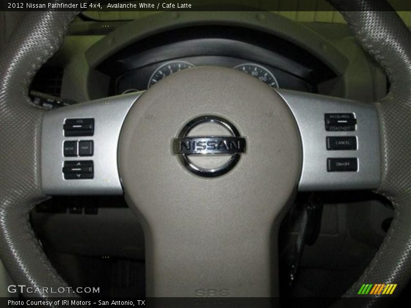 Avalanche White / Cafe Latte 2012 Nissan Pathfinder LE 4x4