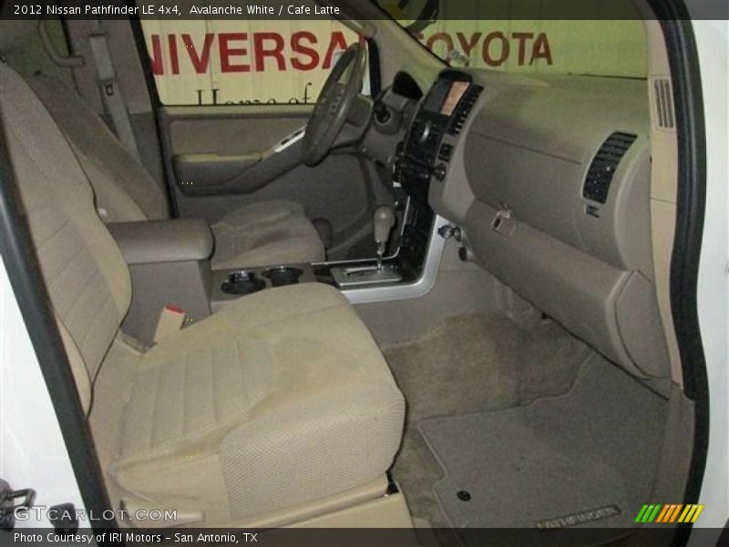 Avalanche White / Cafe Latte 2012 Nissan Pathfinder LE 4x4