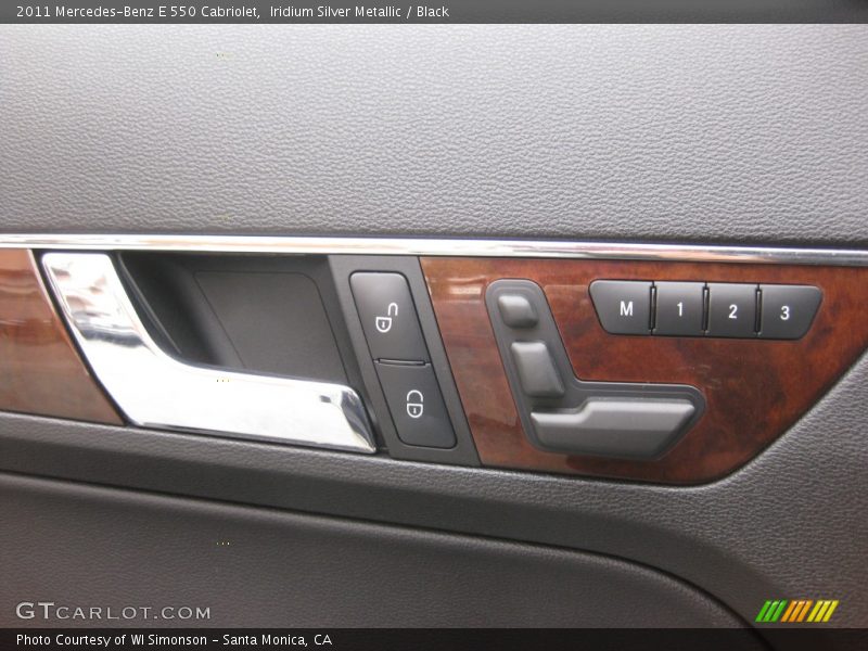 Iridium Silver Metallic / Black 2011 Mercedes-Benz E 550 Cabriolet