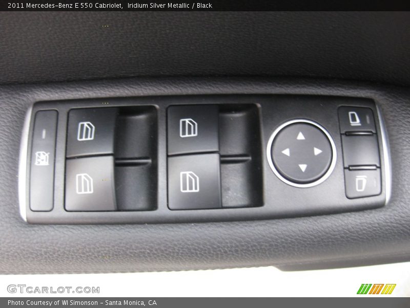 Iridium Silver Metallic / Black 2011 Mercedes-Benz E 550 Cabriolet