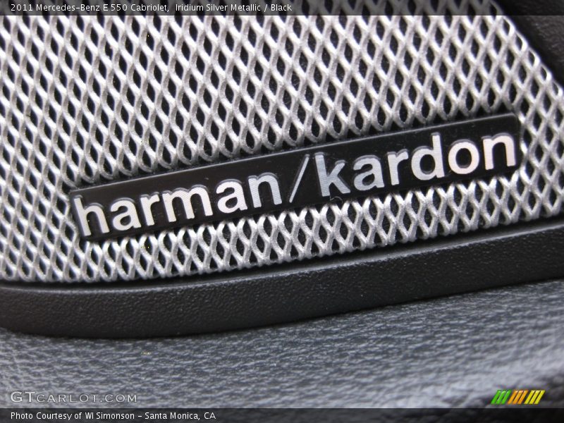 Iridium Silver Metallic / Black 2011 Mercedes-Benz E 550 Cabriolet