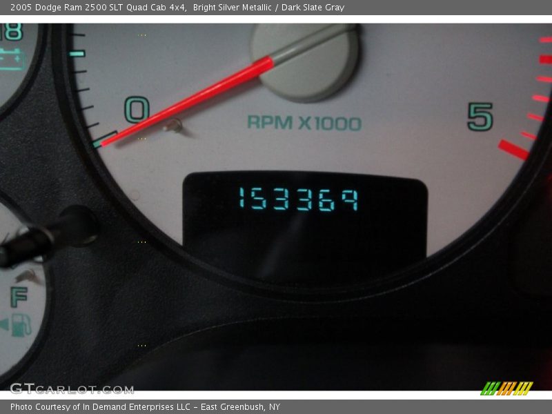 Bright Silver Metallic / Dark Slate Gray 2005 Dodge Ram 2500 SLT Quad Cab 4x4