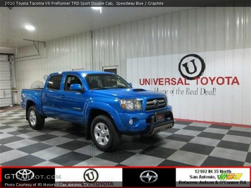 Speedway Blue / Graphite 2010 Toyota Tacoma V6 PreRunner TRD Sport Double Cab