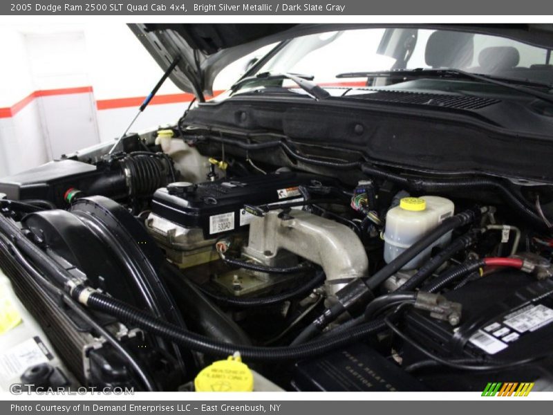 Bright Silver Metallic / Dark Slate Gray 2005 Dodge Ram 2500 SLT Quad Cab 4x4