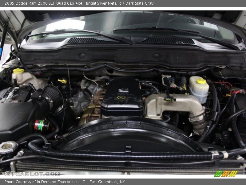 Bright Silver Metallic / Dark Slate Gray 2005 Dodge Ram 2500 SLT Quad Cab 4x4