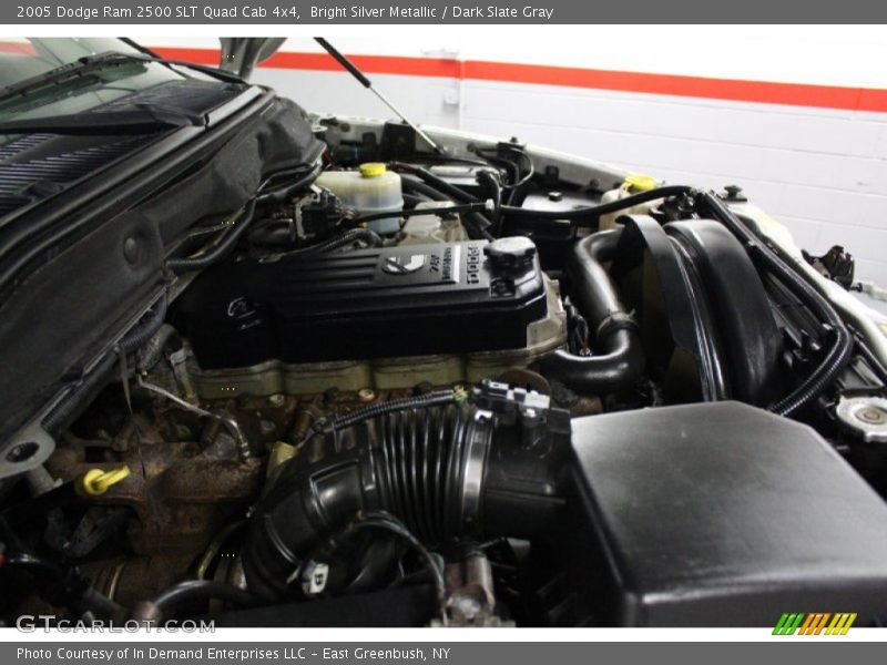 Bright Silver Metallic / Dark Slate Gray 2005 Dodge Ram 2500 SLT Quad Cab 4x4