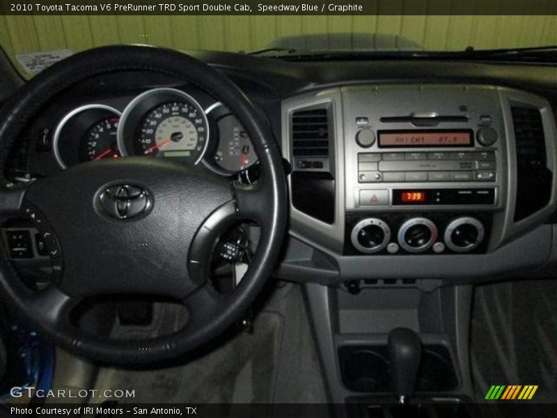 Speedway Blue / Graphite 2010 Toyota Tacoma V6 PreRunner TRD Sport Double Cab