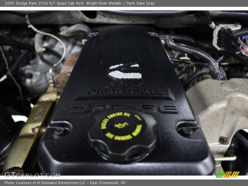 Bright Silver Metallic / Dark Slate Gray 2005 Dodge Ram 2500 SLT Quad Cab 4x4