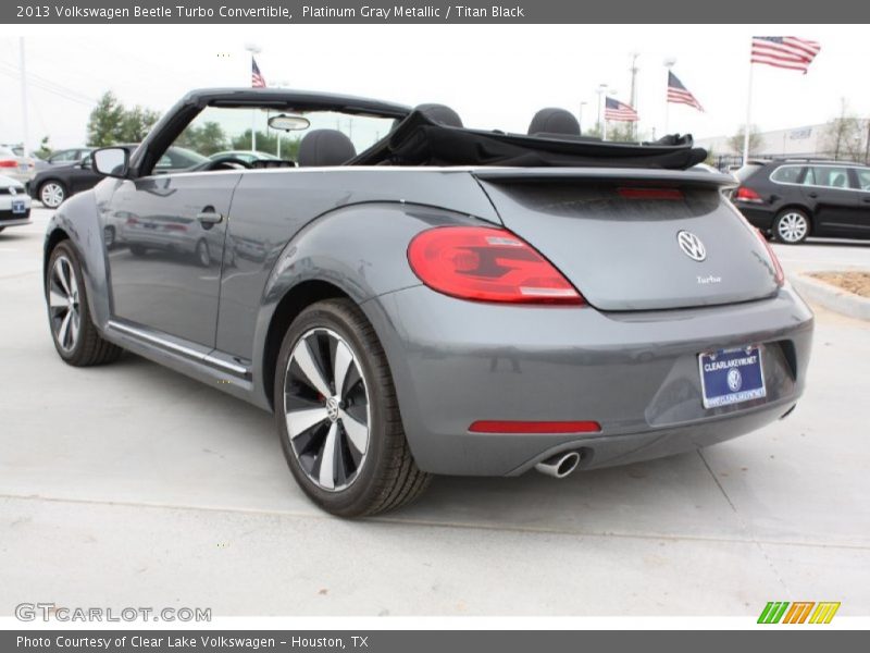 Platinum Gray Metallic / Titan Black 2013 Volkswagen Beetle Turbo Convertible