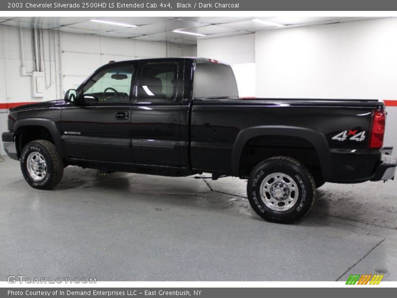 Black / Dark Charcoal 2003 Chevrolet Silverado 2500HD LS Extended Cab 4x4