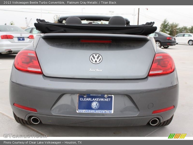 Platinum Gray Metallic / Titan Black 2013 Volkswagen Beetle Turbo Convertible
