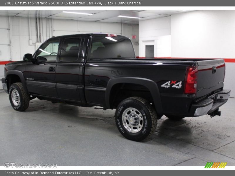 Black / Dark Charcoal 2003 Chevrolet Silverado 2500HD LS Extended Cab 4x4