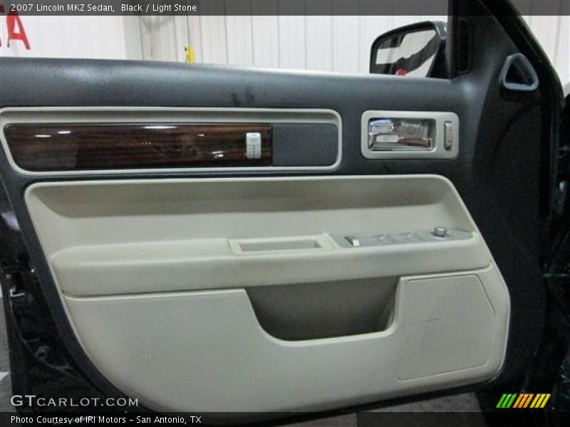 Black / Light Stone 2007 Lincoln MKZ Sedan