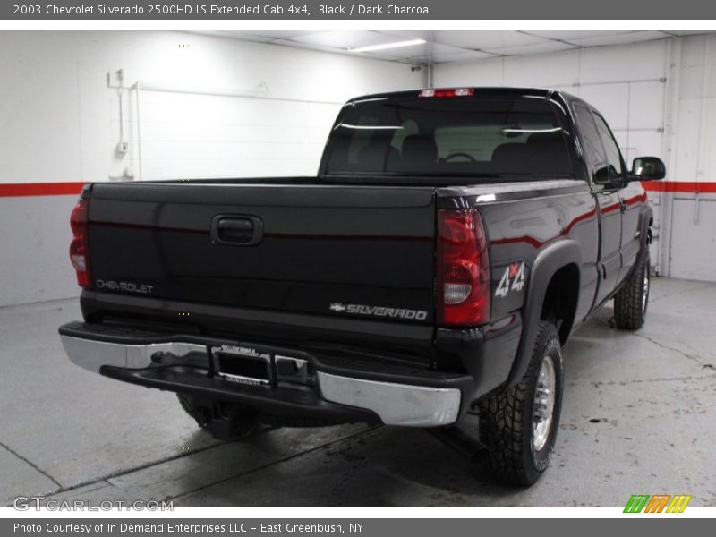 Black / Dark Charcoal 2003 Chevrolet Silverado 2500HD LS Extended Cab 4x4