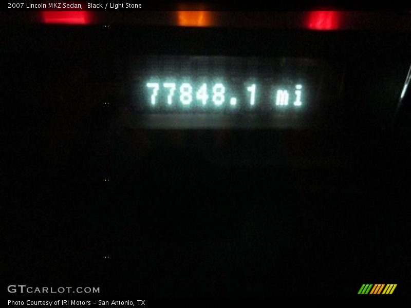Black / Light Stone 2007 Lincoln MKZ Sedan