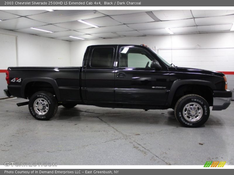Black / Dark Charcoal 2003 Chevrolet Silverado 2500HD LS Extended Cab 4x4