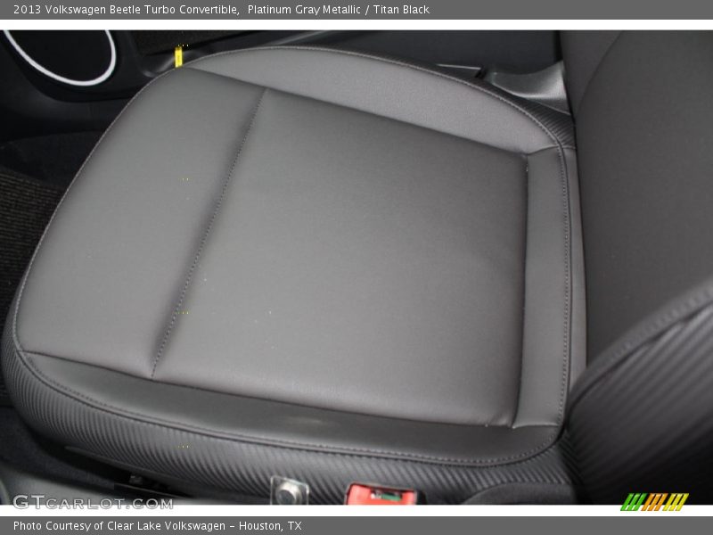 Platinum Gray Metallic / Titan Black 2013 Volkswagen Beetle Turbo Convertible