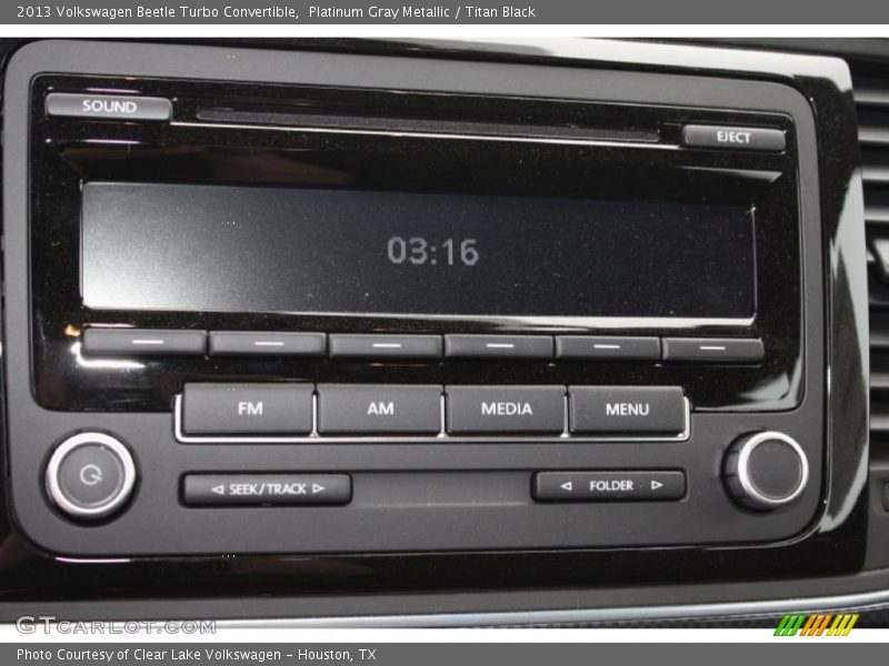 Audio System of 2013 Beetle Turbo Convertible