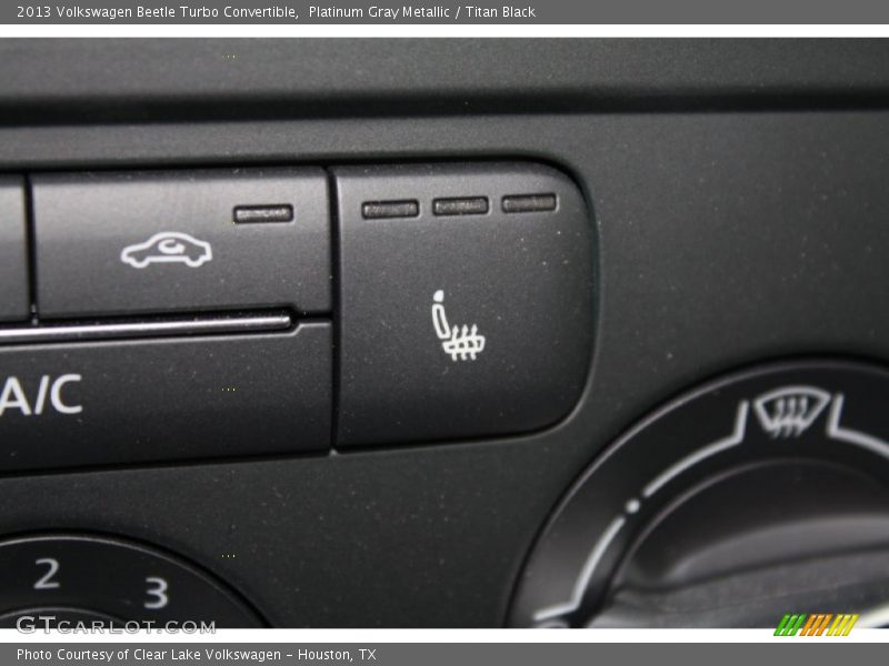 Platinum Gray Metallic / Titan Black 2013 Volkswagen Beetle Turbo Convertible
