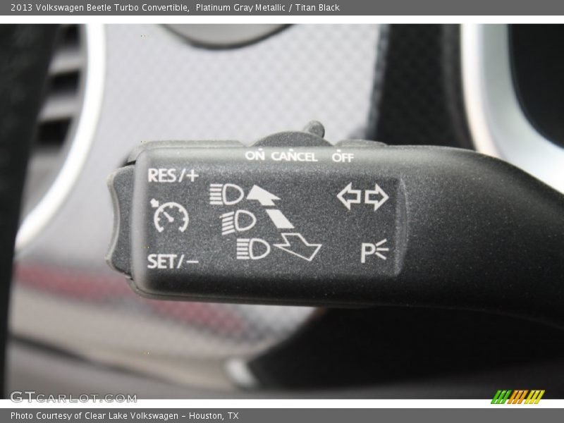 Controls of 2013 Beetle Turbo Convertible