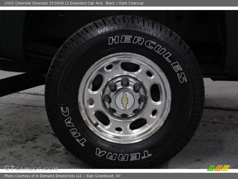 Black / Dark Charcoal 2003 Chevrolet Silverado 2500HD LS Extended Cab 4x4