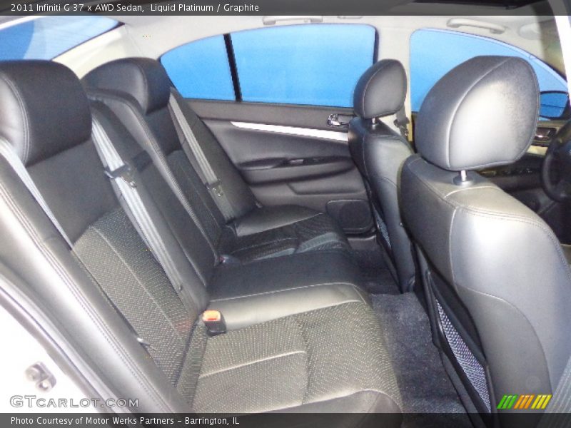 Liquid Platinum / Graphite 2011 Infiniti G 37 x AWD Sedan