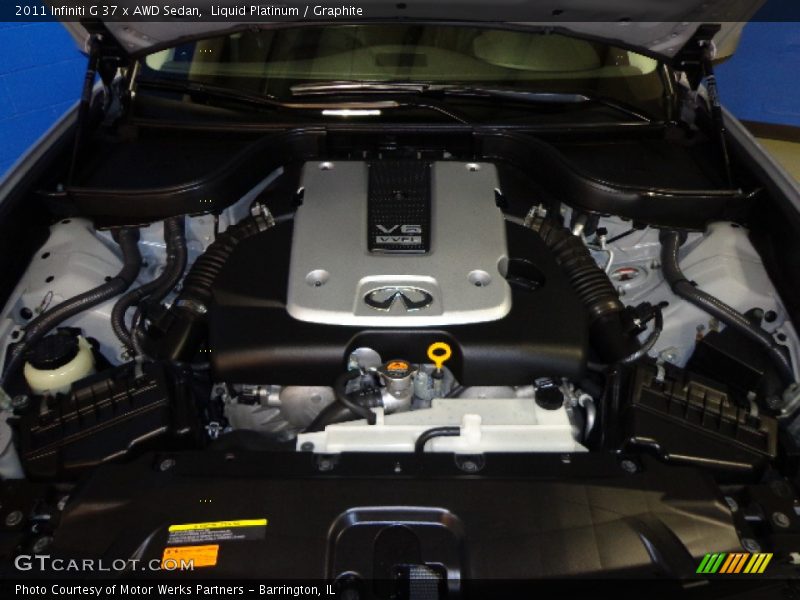 Liquid Platinum / Graphite 2011 Infiniti G 37 x AWD Sedan