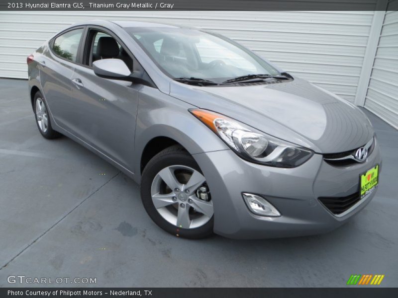 Titanium Gray Metallic / Gray 2013 Hyundai Elantra GLS