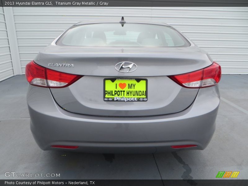 Titanium Gray Metallic / Gray 2013 Hyundai Elantra GLS