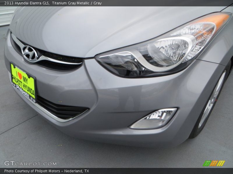 Titanium Gray Metallic / Gray 2013 Hyundai Elantra GLS