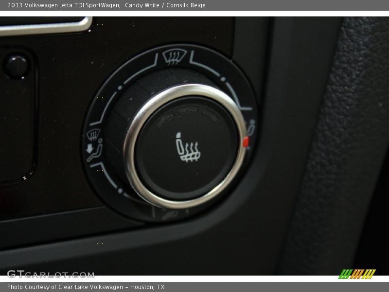 Candy White / Cornsilk Beige 2013 Volkswagen Jetta TDI SportWagen