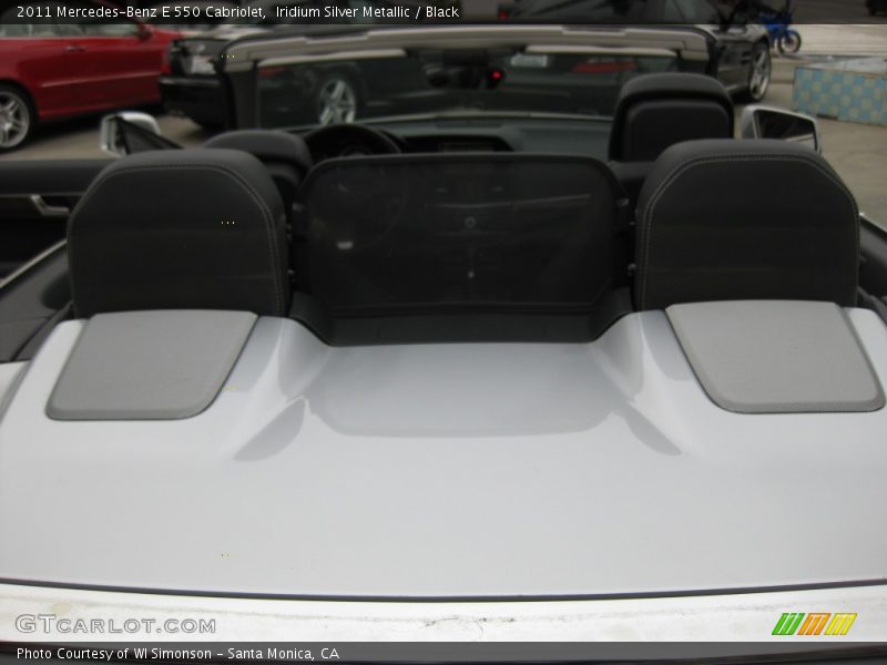 Iridium Silver Metallic / Black 2011 Mercedes-Benz E 550 Cabriolet