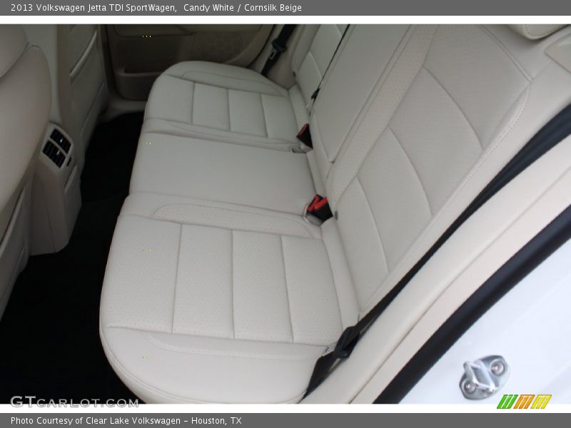 Candy White / Cornsilk Beige 2013 Volkswagen Jetta TDI SportWagen