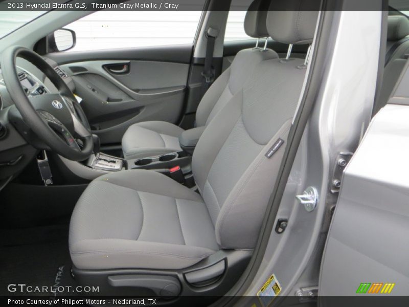 Titanium Gray Metallic / Gray 2013 Hyundai Elantra GLS