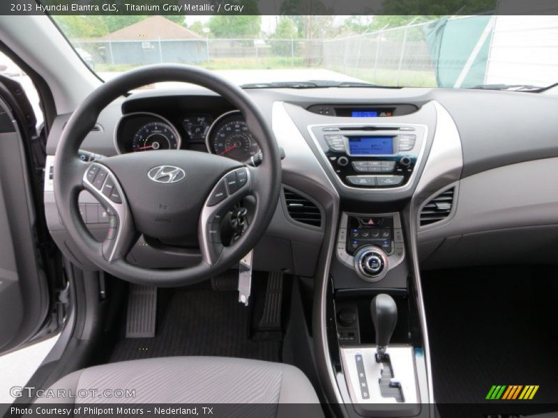 Titanium Gray Metallic / Gray 2013 Hyundai Elantra GLS