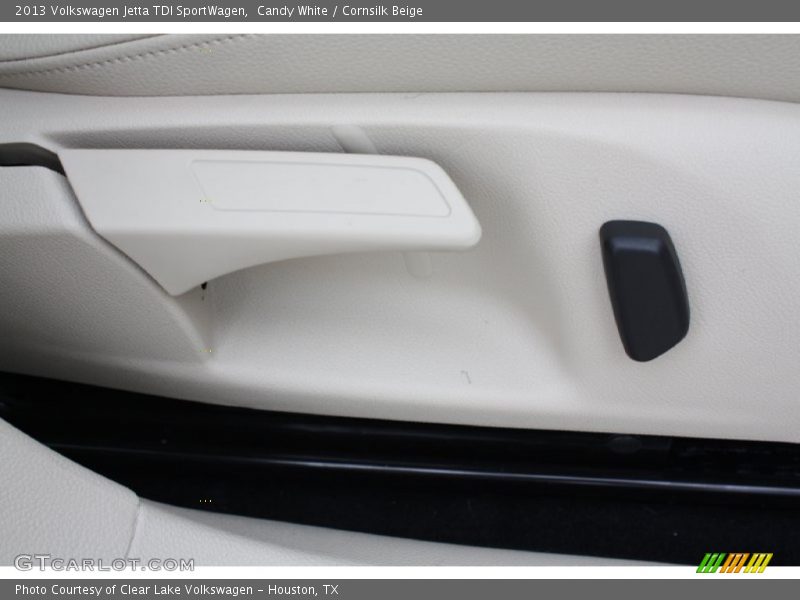 Candy White / Cornsilk Beige 2013 Volkswagen Jetta TDI SportWagen
