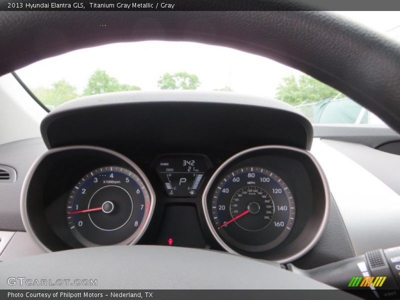 Titanium Gray Metallic / Gray 2013 Hyundai Elantra GLS