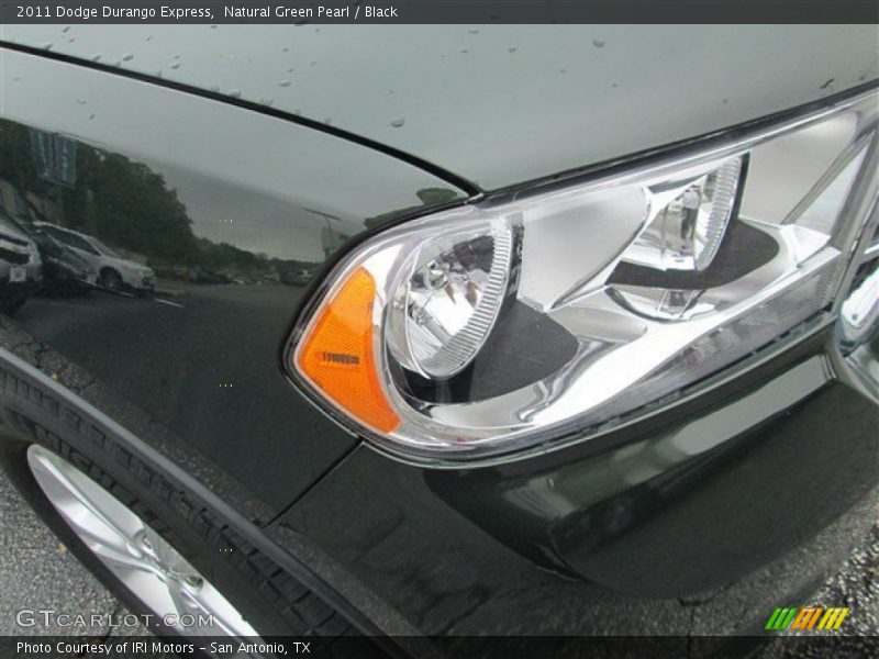 Natural Green Pearl / Black 2011 Dodge Durango Express