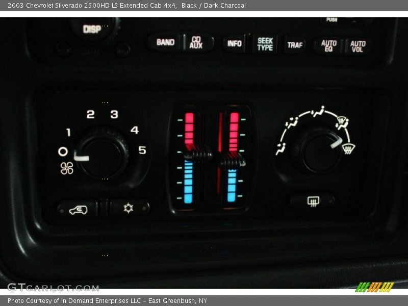 Black / Dark Charcoal 2003 Chevrolet Silverado 2500HD LS Extended Cab 4x4