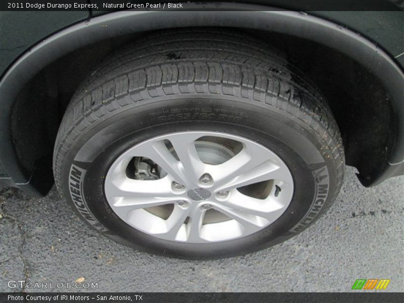 Natural Green Pearl / Black 2011 Dodge Durango Express