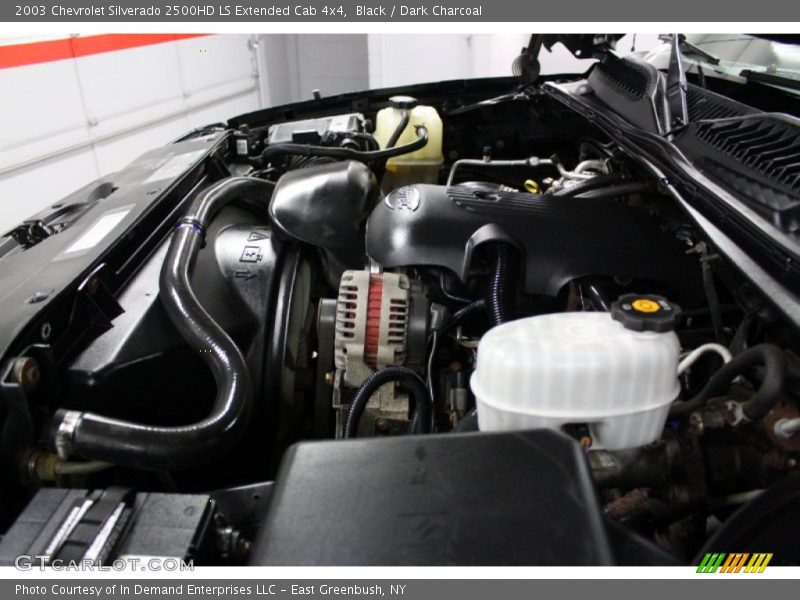 Black / Dark Charcoal 2003 Chevrolet Silverado 2500HD LS Extended Cab 4x4