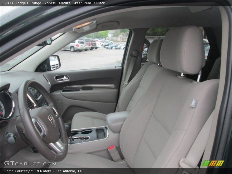 Natural Green Pearl / Black 2011 Dodge Durango Express