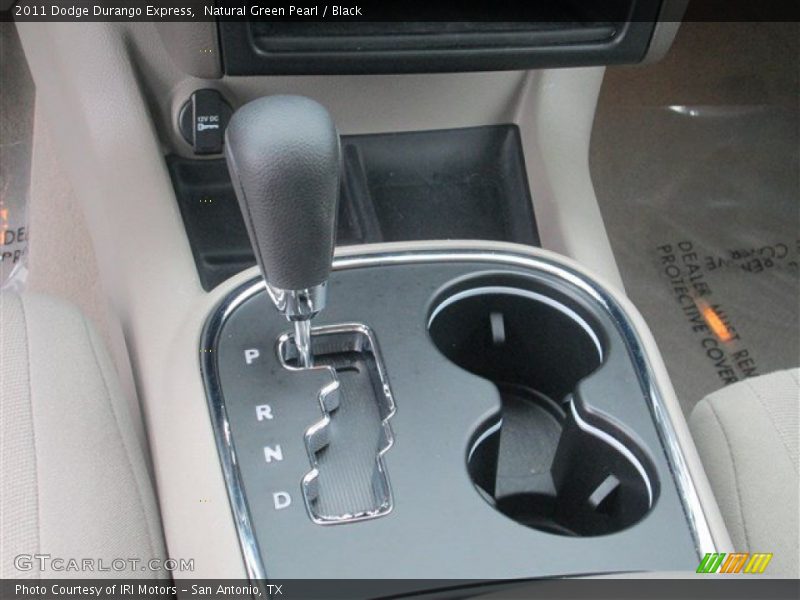 Natural Green Pearl / Black 2011 Dodge Durango Express