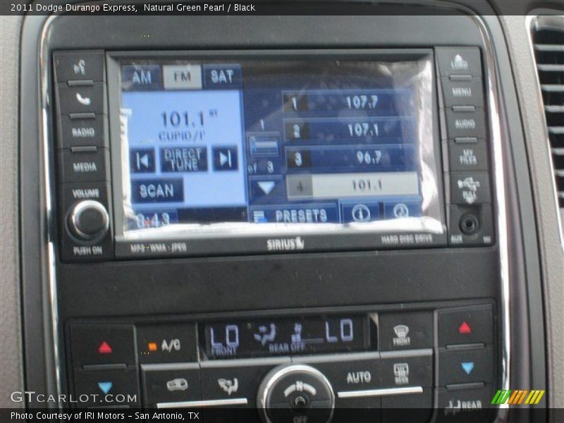 Natural Green Pearl / Black 2011 Dodge Durango Express