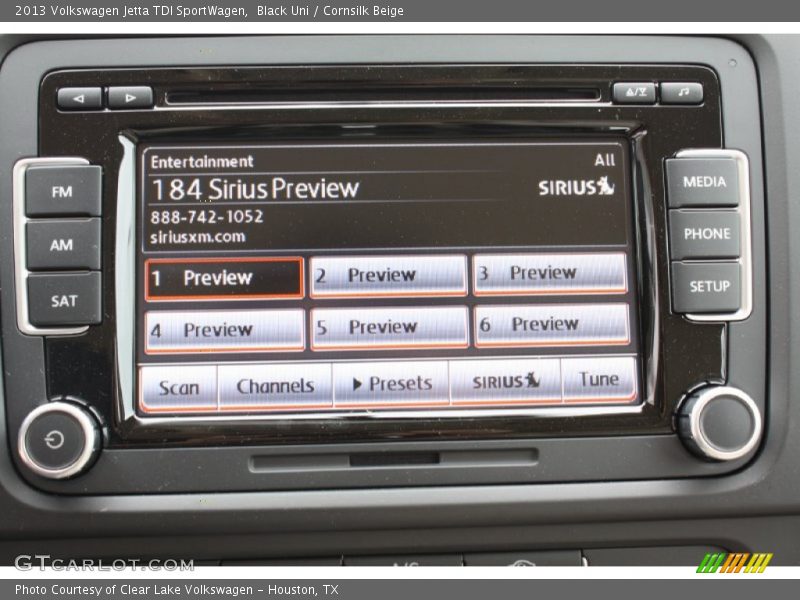 Black Uni / Cornsilk Beige 2013 Volkswagen Jetta TDI SportWagen